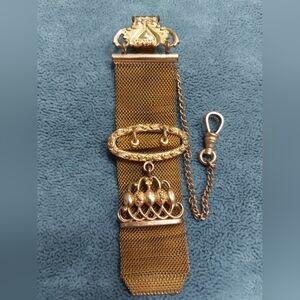 Victorian Vintage/Antique Mesh Pocket Watch Fob